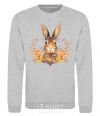 Sweatshirt Autumn hare sport-grey фото