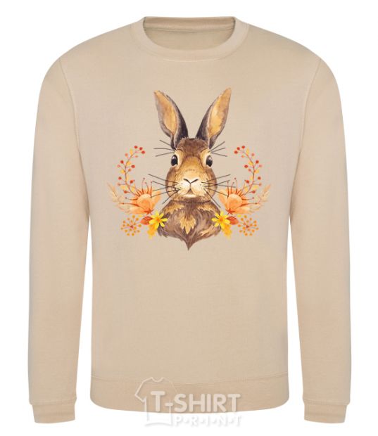 Sweatshirt Autumn hare sand фото