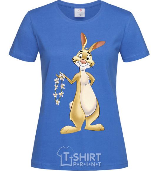 Женская футболка Кроля Ярко-синий фото