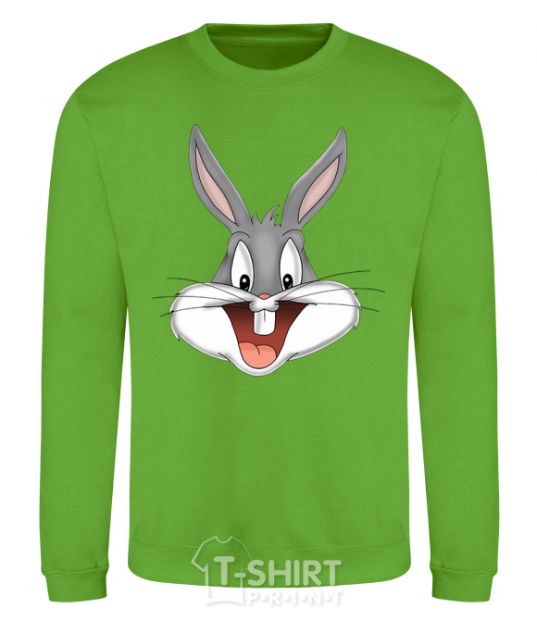 Sweatshirt Bucks Bunny's head orchid-green фото