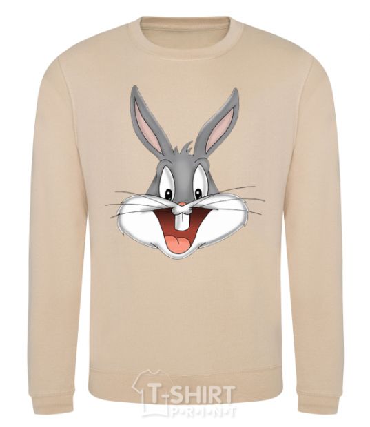 Sweatshirt Bucks Bunny's head sand фото