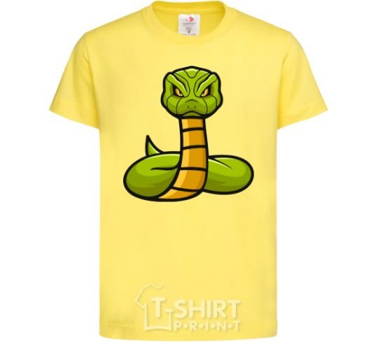 Kids T-shirt Green rattlesnake cornsilk фото