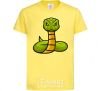 Kids T-shirt Green rattlesnake cornsilk фото