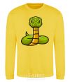 Sweatshirt Green rattlesnake yellow фото