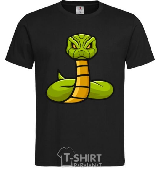 Men's T-Shirt Green rattlesnake black фото