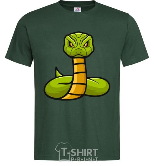 Men's T-Shirt Green rattlesnake bottle-green фото