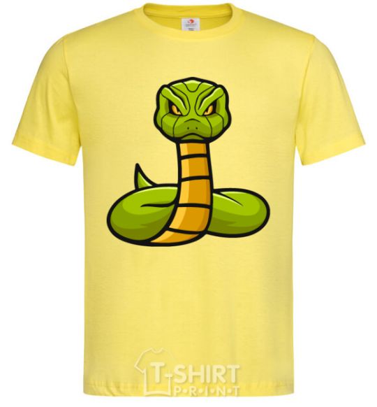 Men's T-Shirt Green rattlesnake cornsilk фото