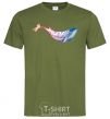 Men's T-Shirt Whale gradient millennial-khaki фото