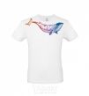 Men's T-Shirt Whale gradient White фото