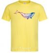 Men's T-Shirt Whale gradient cornsilk фото