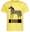 Men's T-Shirt Geometric zebra cornsilk фото