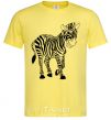 Men's T-Shirt A zebra pattern cornsilk фото
