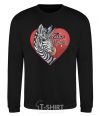 Sweatshirt Zebra unicorn black фото