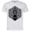 Men's T-Shirt Zebra pattern White фото
