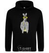 Men`s hoodie Cool zebra black фото