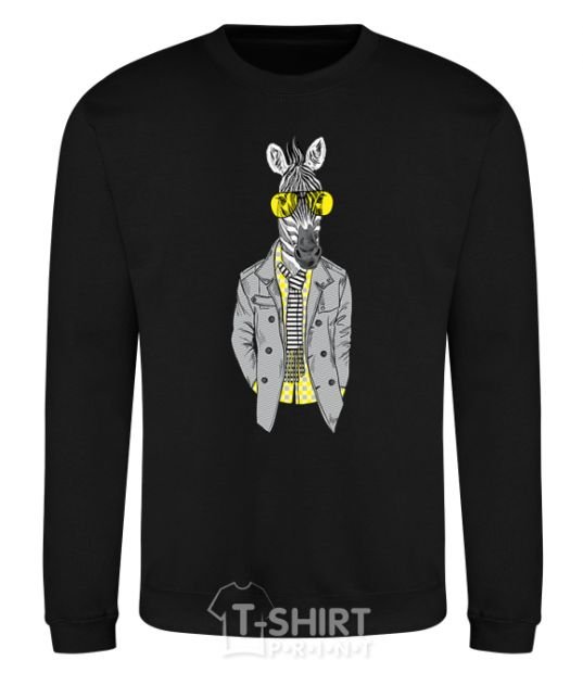 Sweatshirt Cool zebra black фото