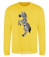 Sweatshirt Jolly zebra yellow фото