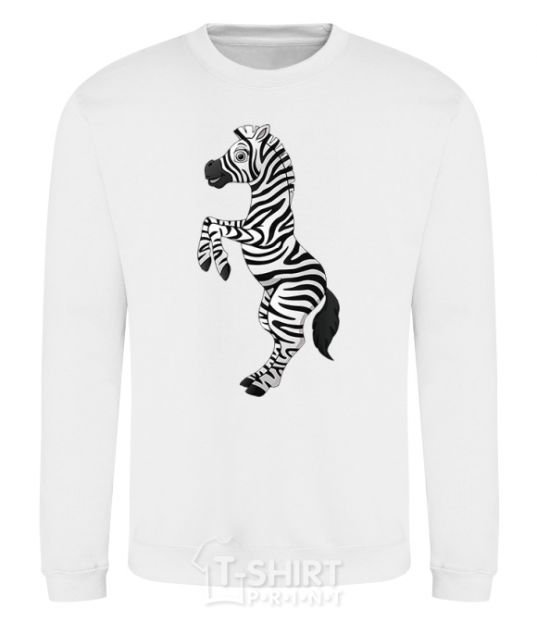 Sweatshirt Jolly zebra White фото