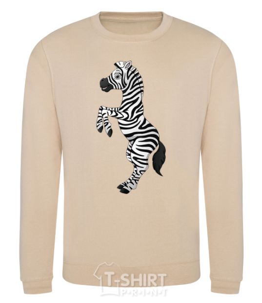 Sweatshirt Jolly zebra sand фото