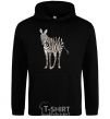 Men`s hoodie Just a zebra black фото