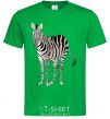 Men's T-Shirt Just a zebra kelly-green фото