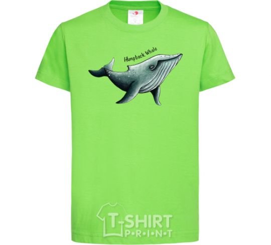 Kids T-shirt Humpback Whale orchid-green фото