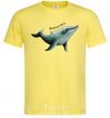 Men's T-Shirt Humpback Whale cornsilk фото