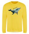 Sweatshirt Humpback Whale yellow фото