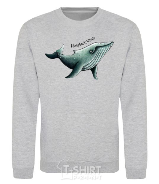 Sweatshirt Humpback Whale sport-grey фото