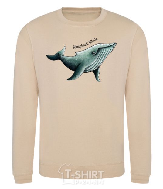 Sweatshirt Humpback Whale sand фото