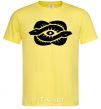 Men's T-Shirt Snakes and the eye cornsilk фото