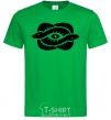 Men's T-Shirt Snakes and the eye kelly-green фото