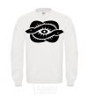 Sweatshirt Snakes and the eye White фото