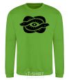 Sweatshirt Snakes and the eye orchid-green фото