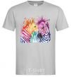 Men's T-Shirt Zebra sprinkles grey фото