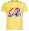 Men's T-Shirt Zebra sprinkles cornsilk фото