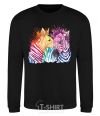 Sweatshirt Zebra sprinkles black фото