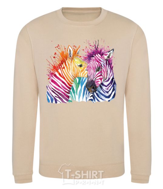 Sweatshirt Zebra sprinkles sand фото