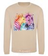 Sweatshirt Zebra sprinkles sand фото