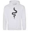 Men`s hoodie Snake scales sport-grey фото