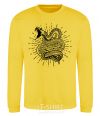 Sweatshirt Snake bite yellow фото