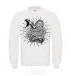 Sweatshirt Snake bite White фото