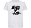 Kids T-shirt Cobra crawls White фото