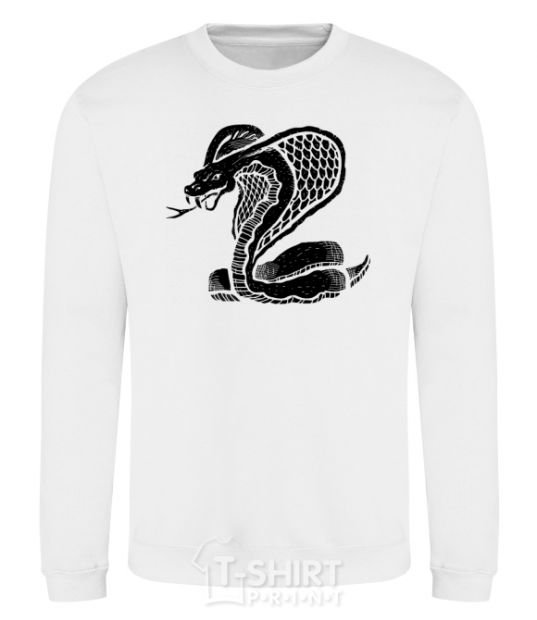 Sweatshirt Cobra crawls White фото