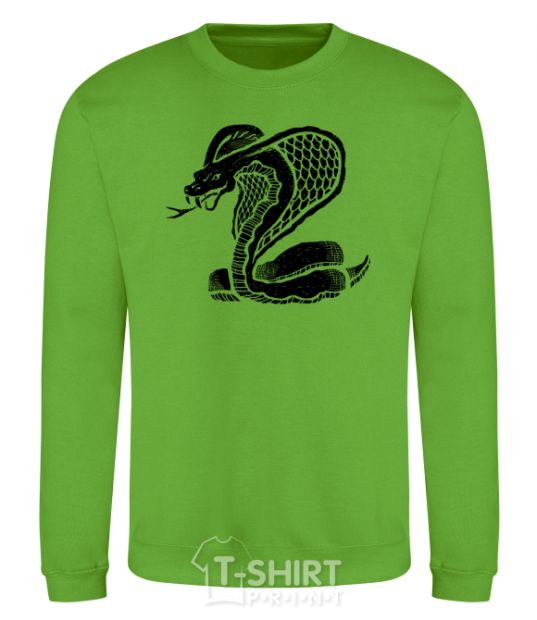 Sweatshirt Cobra crawls orchid-green фото