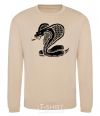 Sweatshirt Cobra crawls sand фото