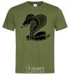 Men's T-Shirt Cobra crawls millennial-khaki фото