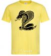 Men's T-Shirt Cobra crawls cornsilk фото