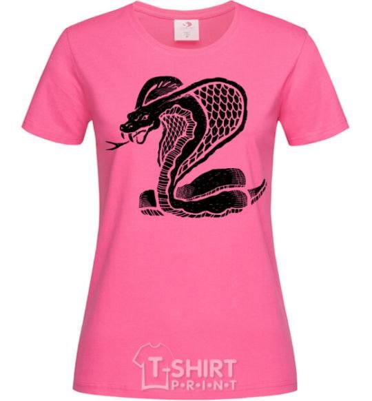 Women's T-shirt Cobra crawls heliconia фото