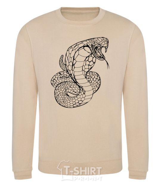 Sweatshirt Cobra contour thin sand фото